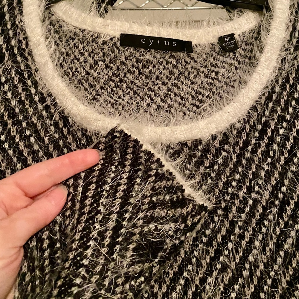 Gorgeous Mohair style Cyrus Sweater NWOT!